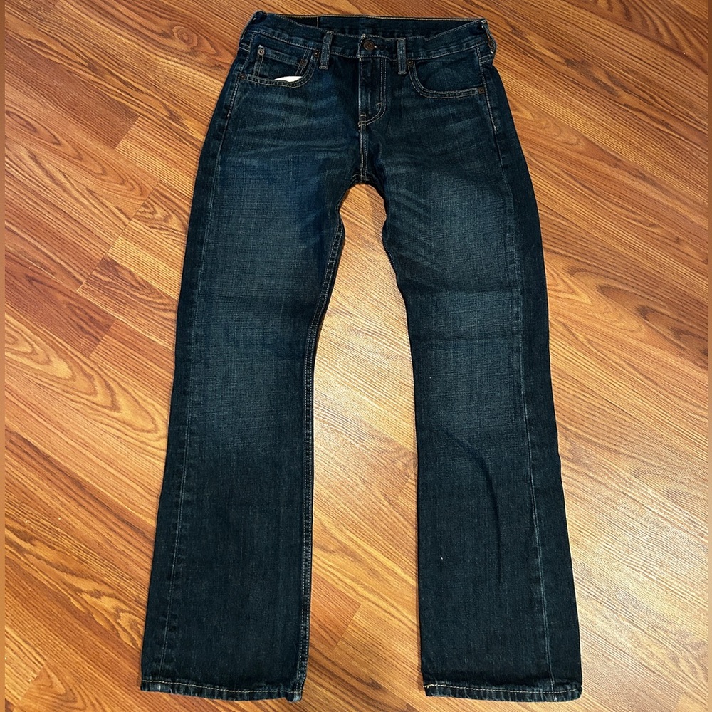 Blue Levi’s jeans